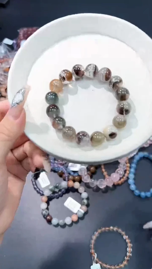 水晶手串未镶嵌56b多样性发其一【1条】默认微瑕