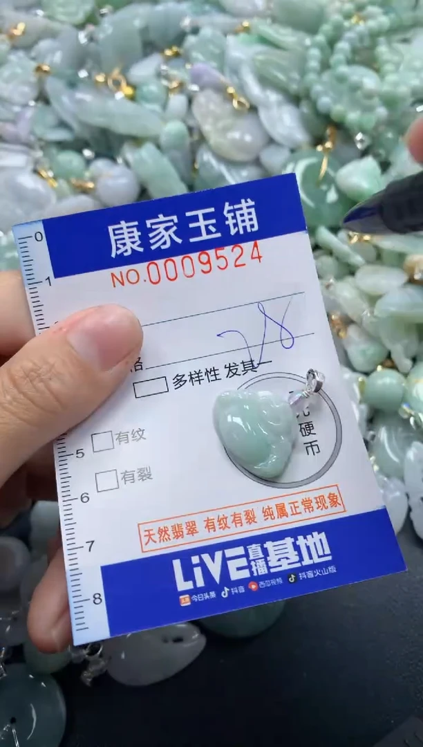 颈饰未镶嵌翡翠9524