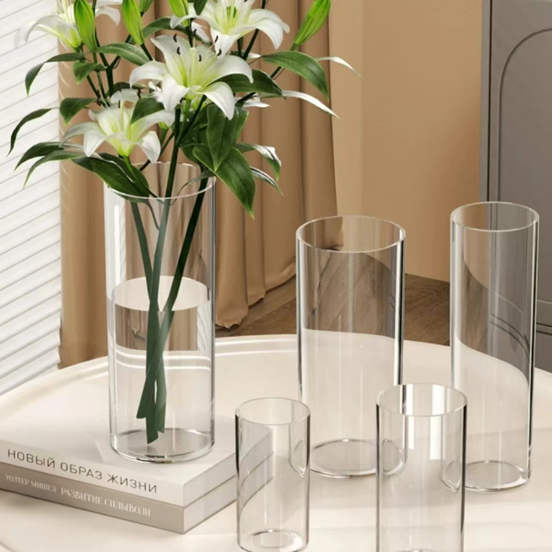 【加购花瓶1个】亚克力花瓶高30CM-口径10CM同地址2单发顺丰