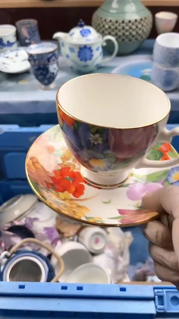 瓷片英歌瓷器满19.9包邮