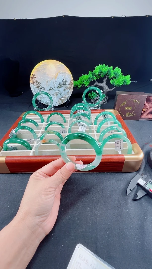 未镶嵌手镯石英质玉（非洲翠）真品上等纯天然非洲翠玉手镯石英质玉