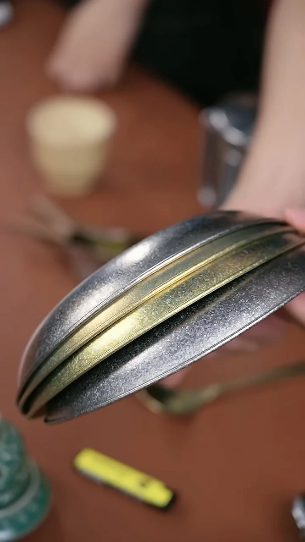 钛辉哥粉丝福利 纯钛茶盘x4 颜色随机