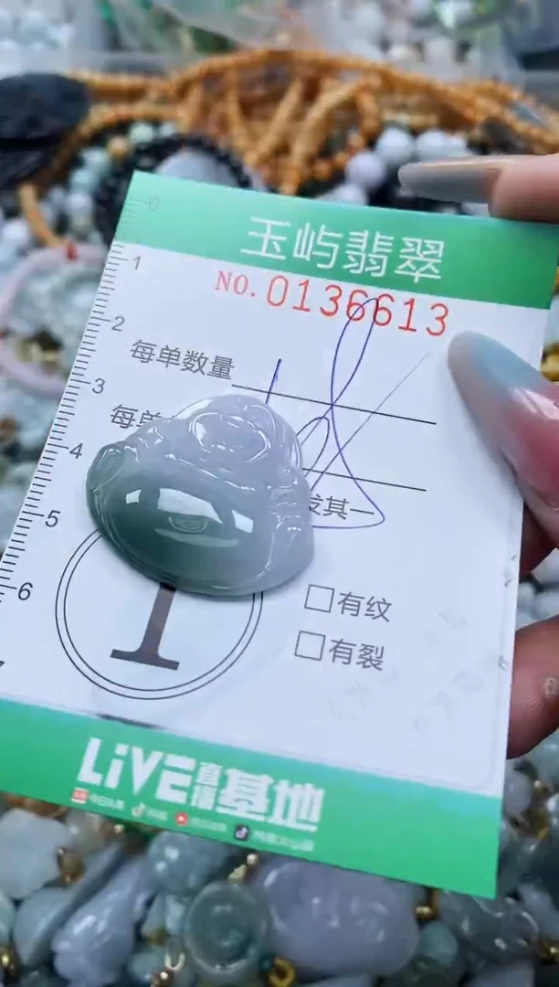 翡翠未镶嵌颈饰闪购0136613