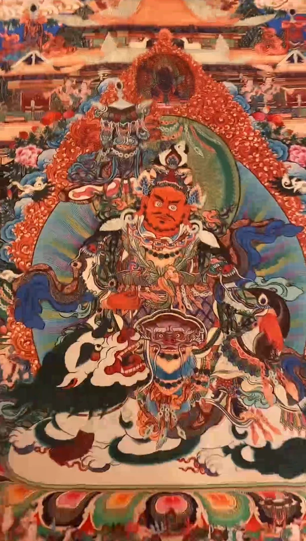 装裱画精美唐卡tk16100