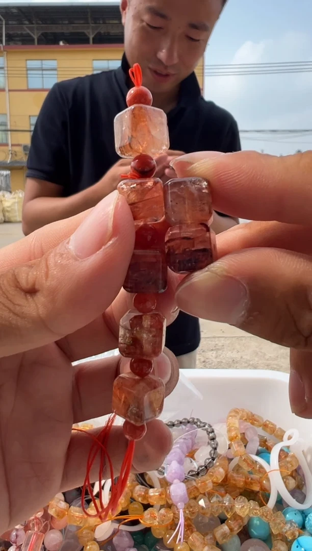 水晶手链未镶嵌t****i七个方糖