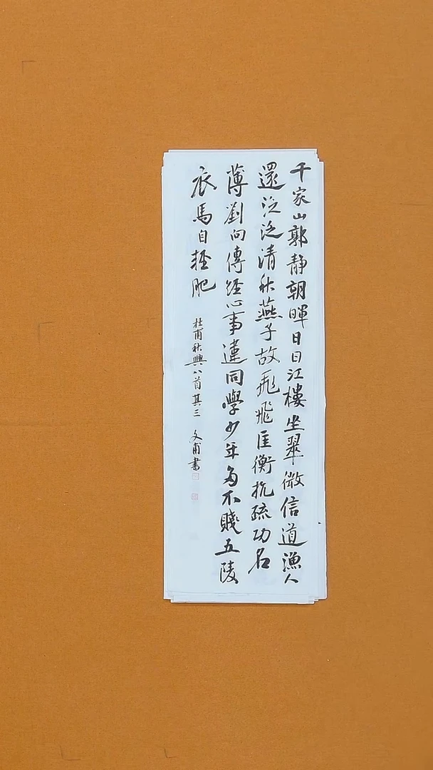 书法杨仁根  （文甫）江西理S  23*68cm