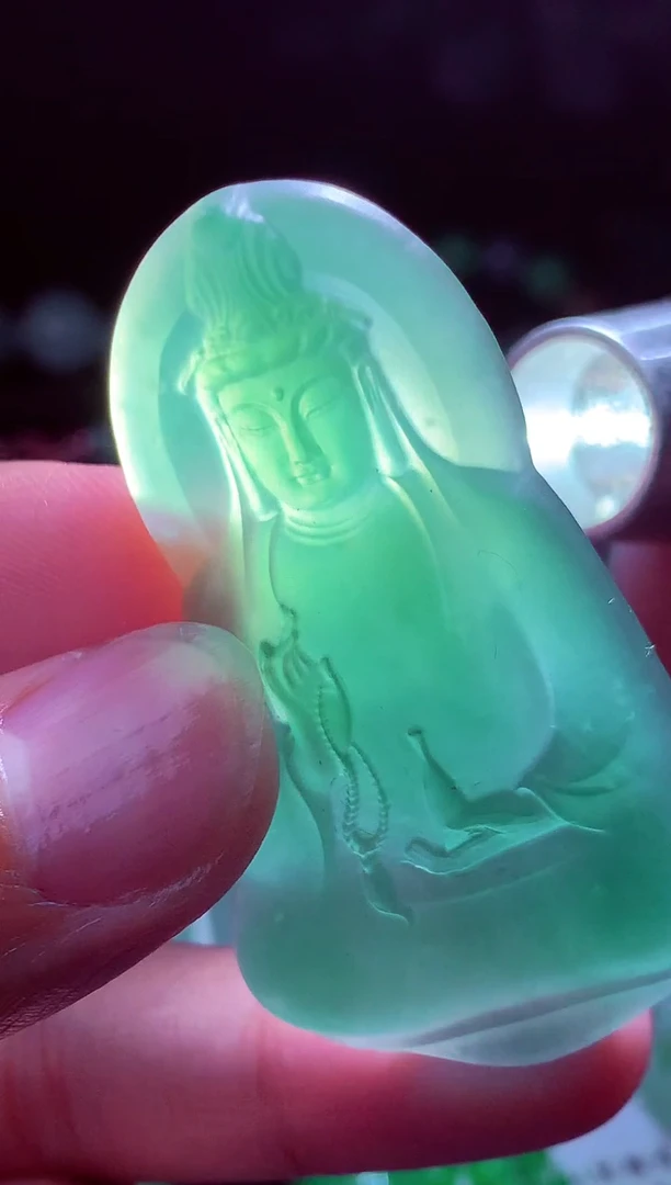 未镶嵌定制翡翠白**#翡翠毛货定制