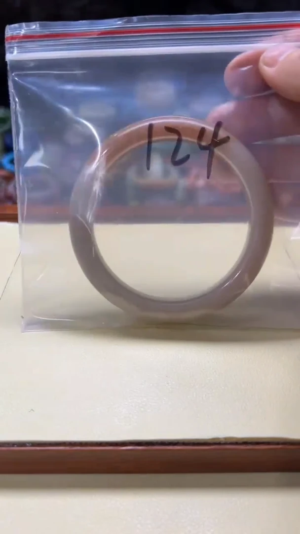 未镶嵌手镯石英质玉素*124