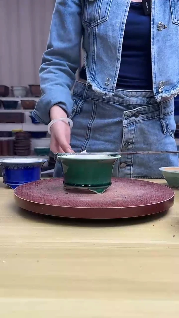 紫砂花盆紫砂花盆微瑕