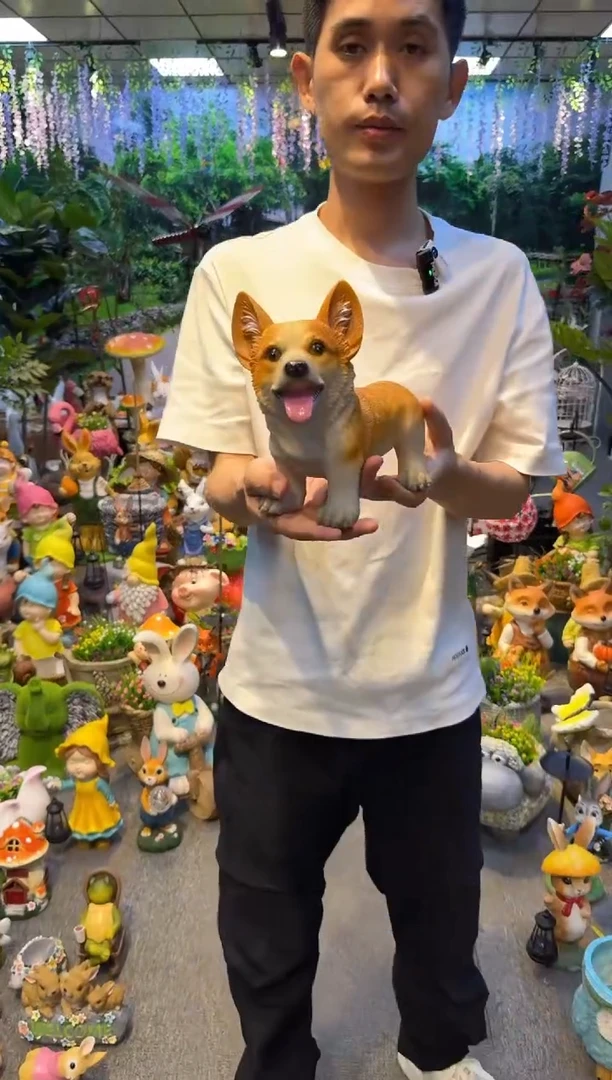 无花朵花园庭院摆件&00&