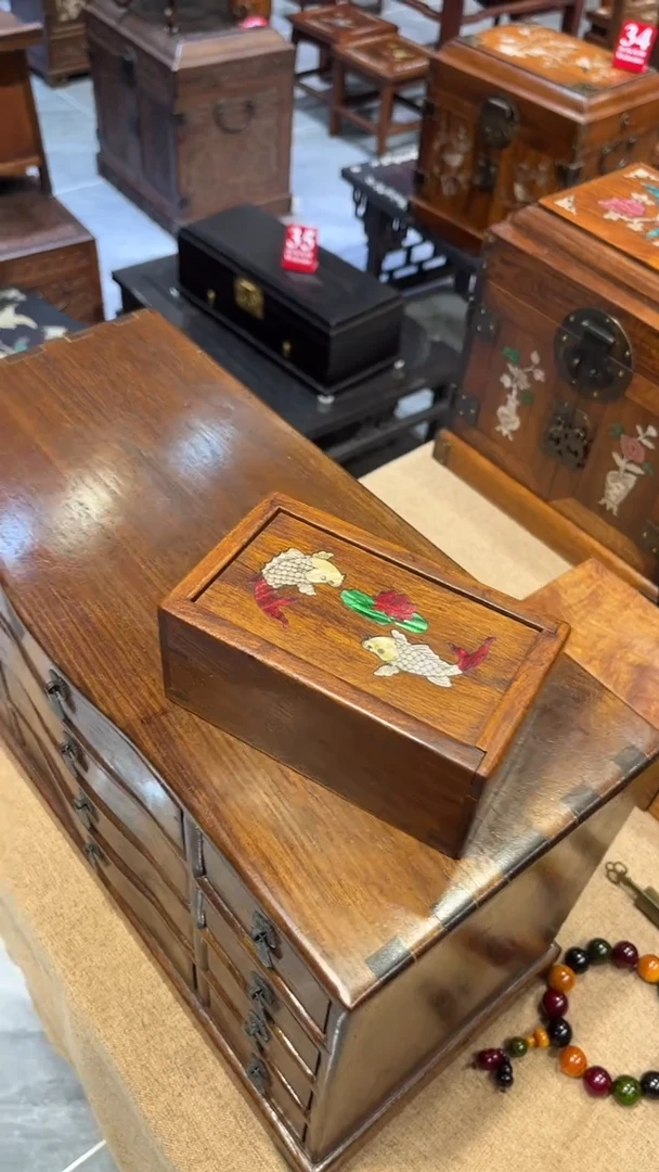 木连年有余 机关盒