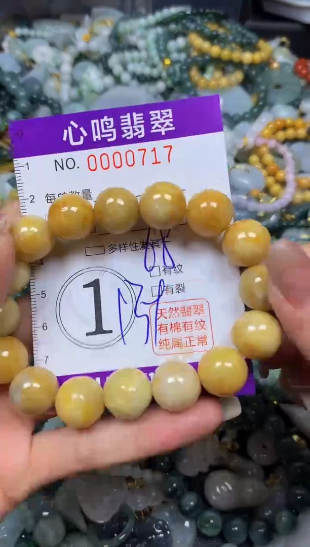 翡翠未镶嵌颈饰闪购00717