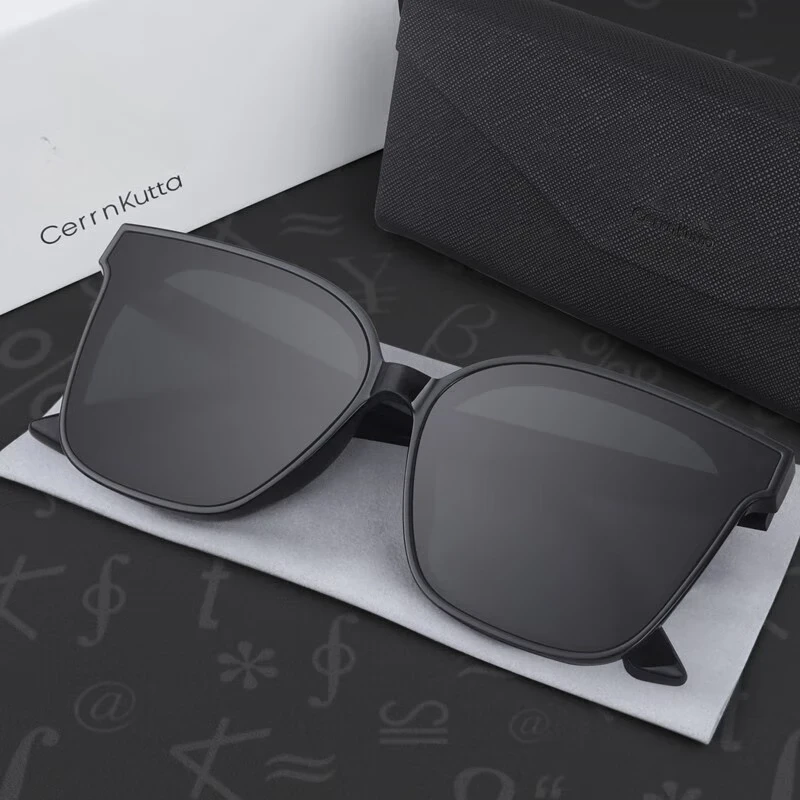 CerrnKutta男女时尚气质墨镜偏光防蓝光防紫外线太阳镜方形网红