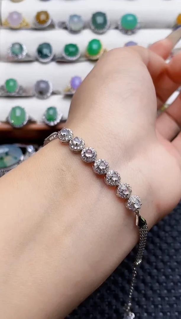 银S925镶嵌戒指翡翠0171