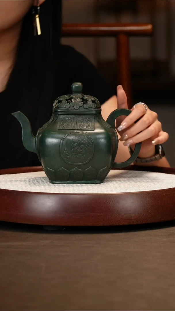茶壶紫砂【邵沛华】四方宫灯 1000cc