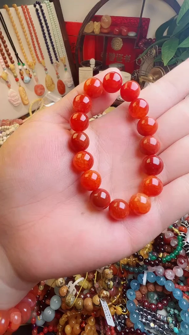 未镶嵌手链玛瑙/玉髓J***_ 一物一件）007303