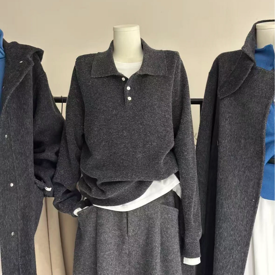 【南风家】V351~V400法式长袖女秋装新毛衣2025款设计感显瘦上衣