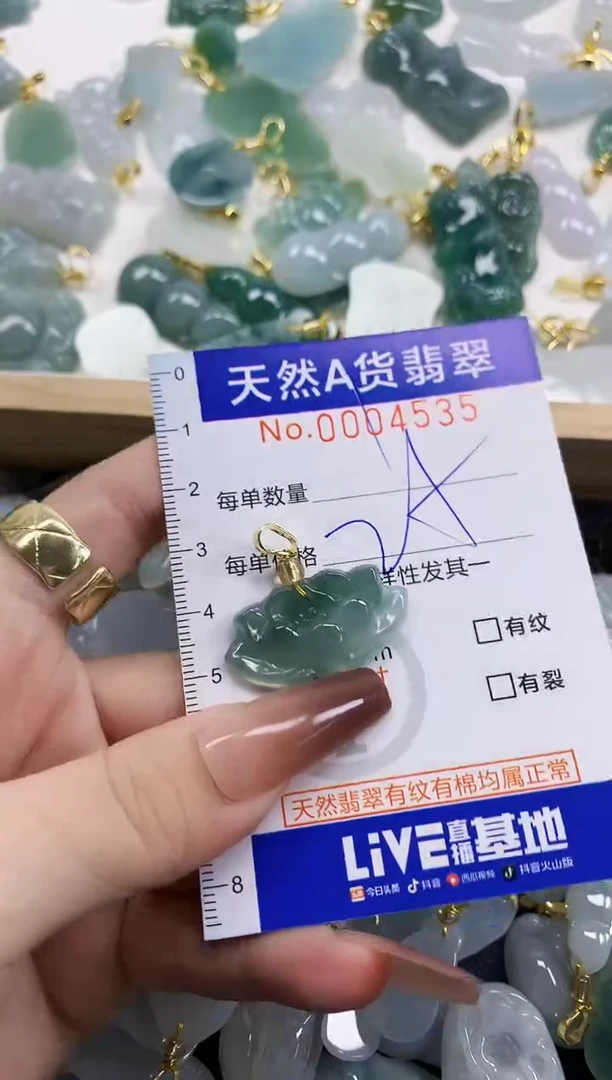 颈饰未镶嵌翡翠天然A货翡翠