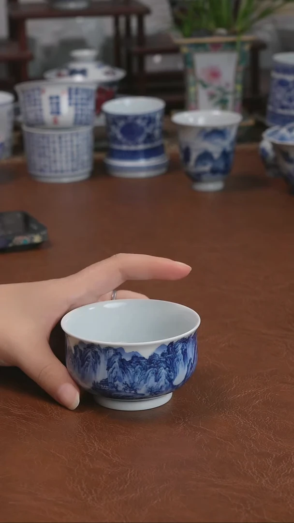 景德镇高端茶器杭*墨奈手工手绘茶器