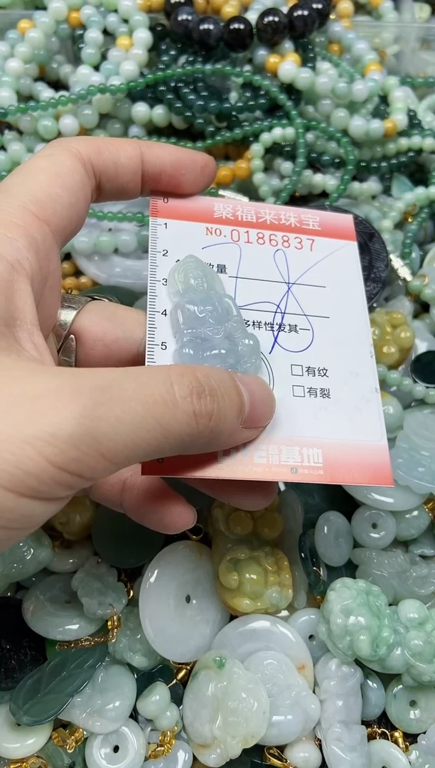 翡翠未镶嵌颈饰闪购0186837