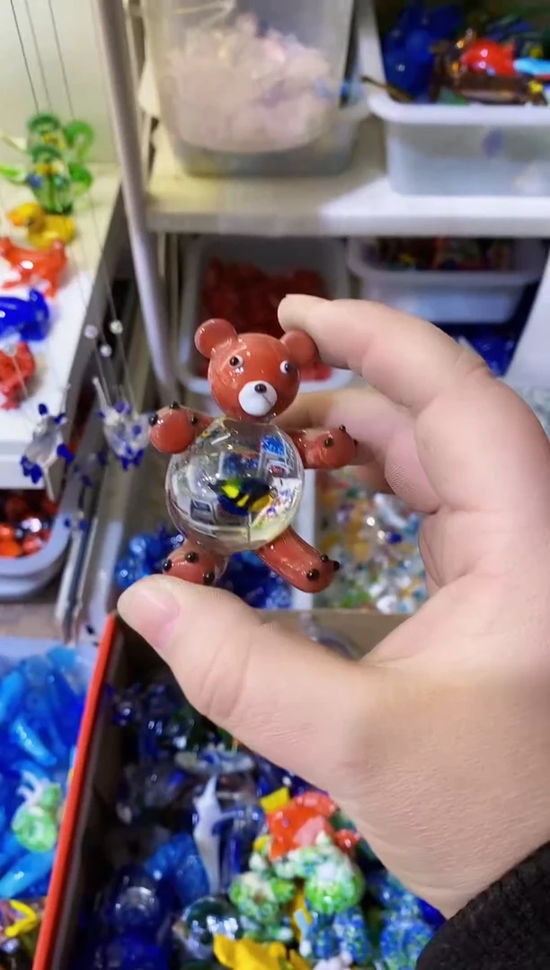 【闪购商品】琉璃手工艺品小熊