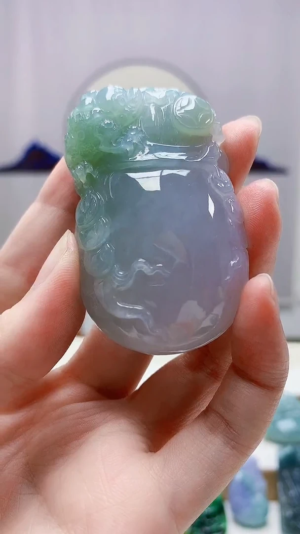 未镶嵌定制翡翠4917zm-毛货挂件46