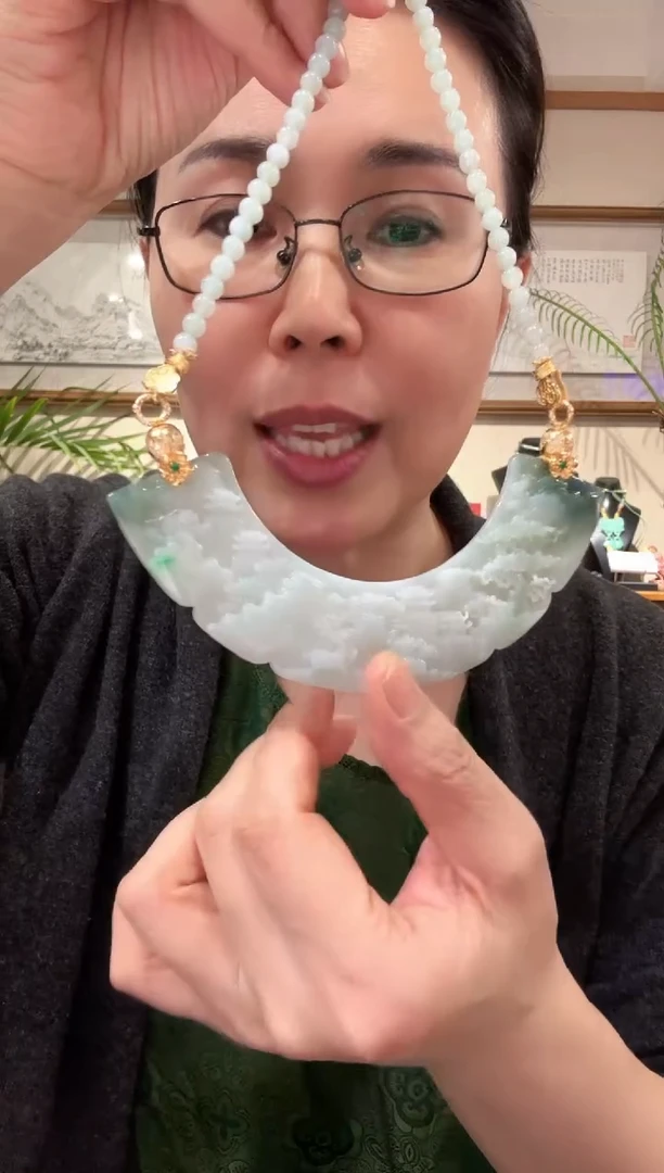 【闪购商品】翡翠颈饰未镶嵌国风