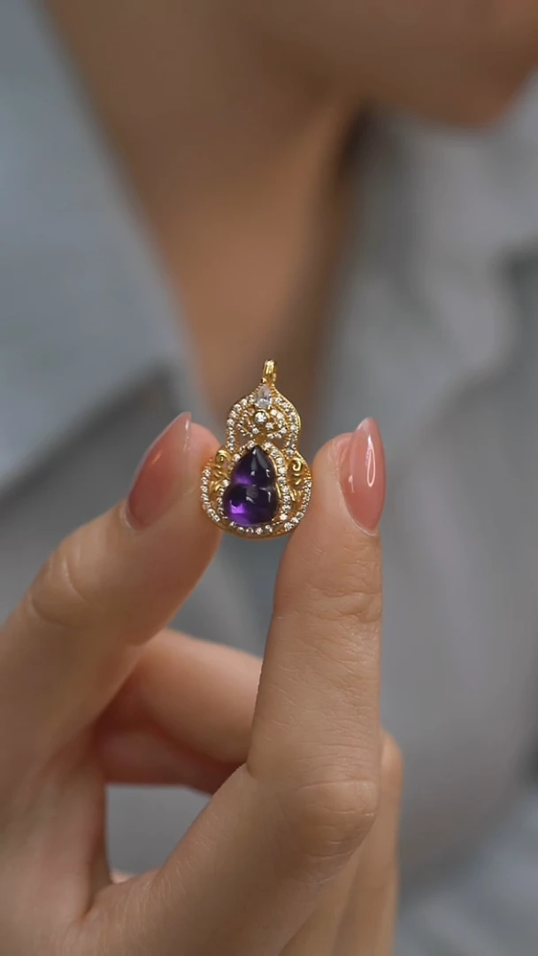 颈饰银S925镶嵌水晶KT25112002