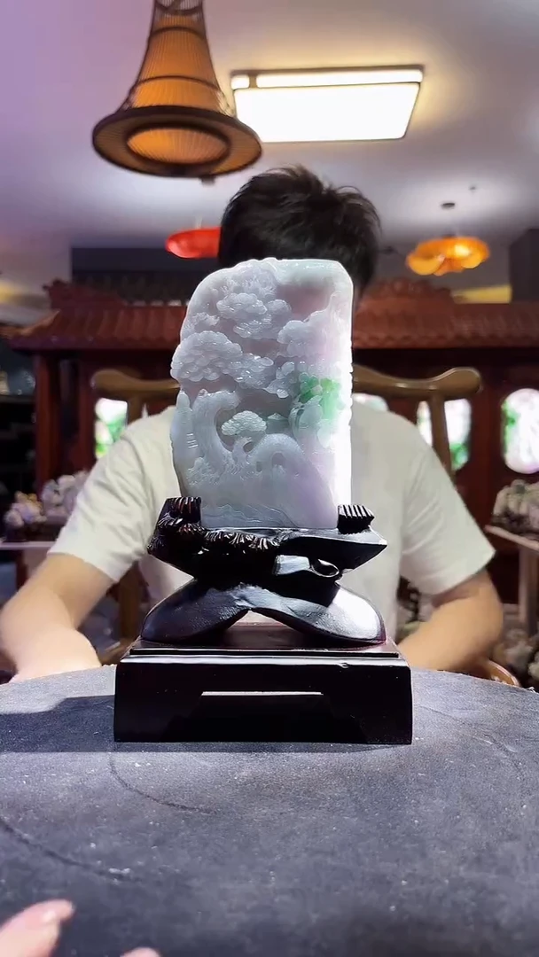 未镶嵌定制翡翠08/1223/C/山水