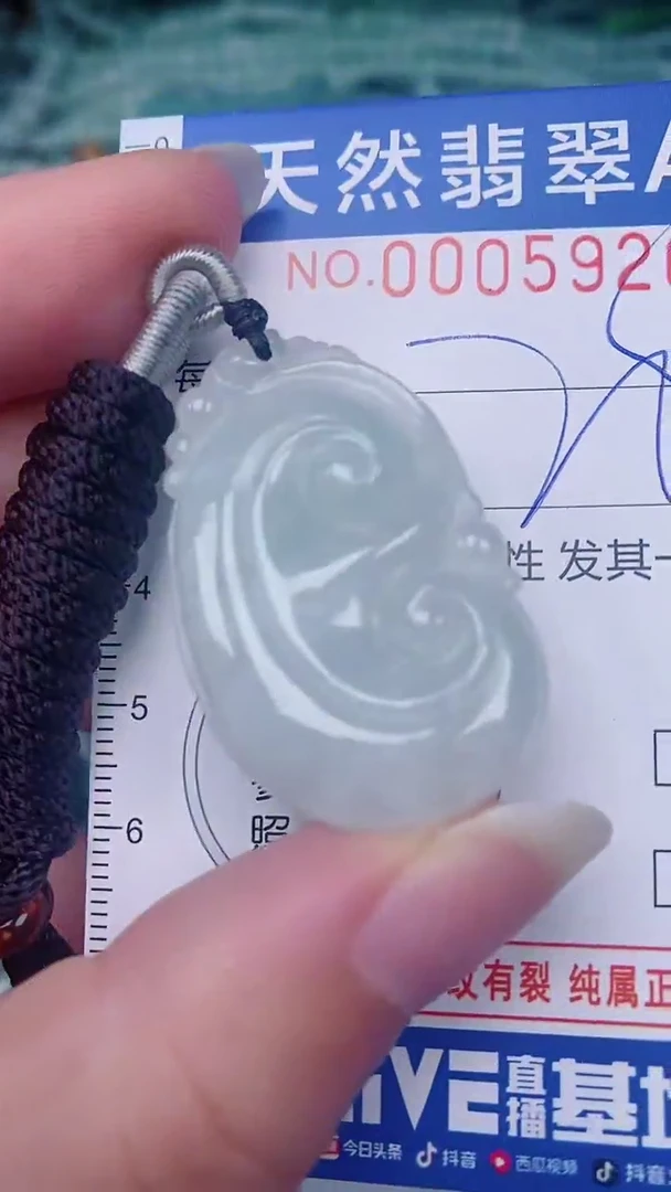 翡翠未镶嵌颈饰00005926