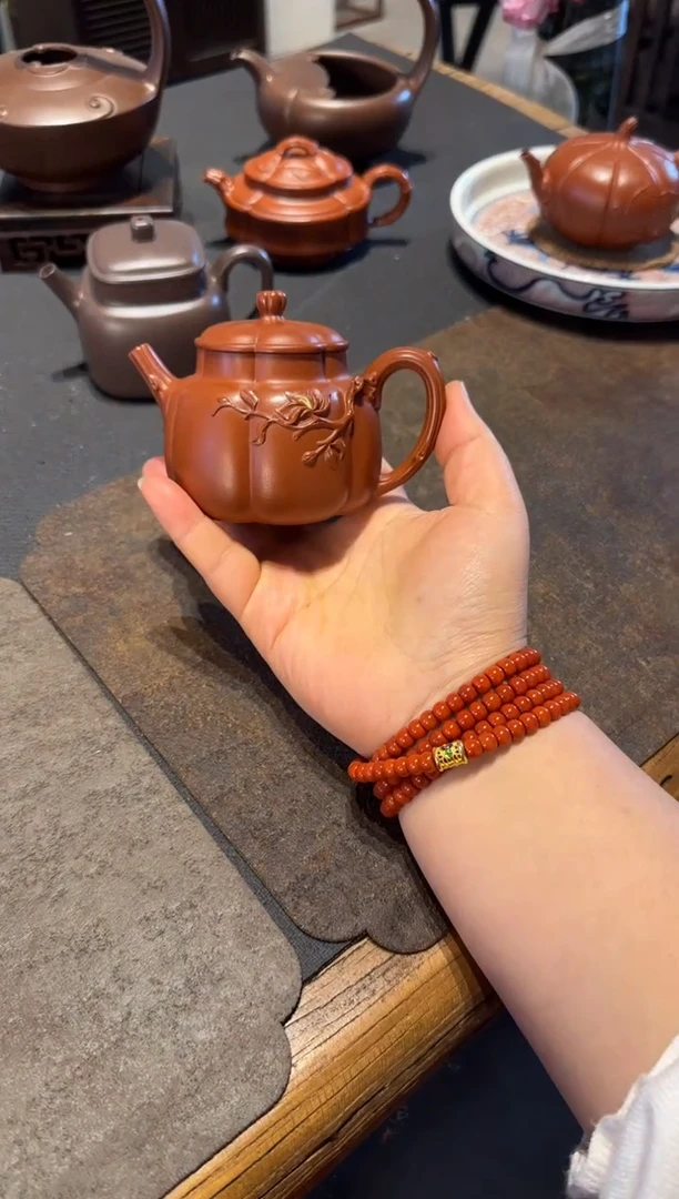 【闪购商品】紫砂茶壶小师妹小繁花贴花