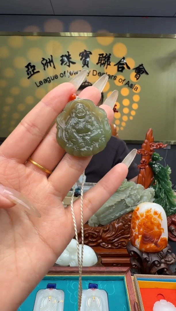 吊坠(不含链)未镶嵌和田玉和田玉吊坠