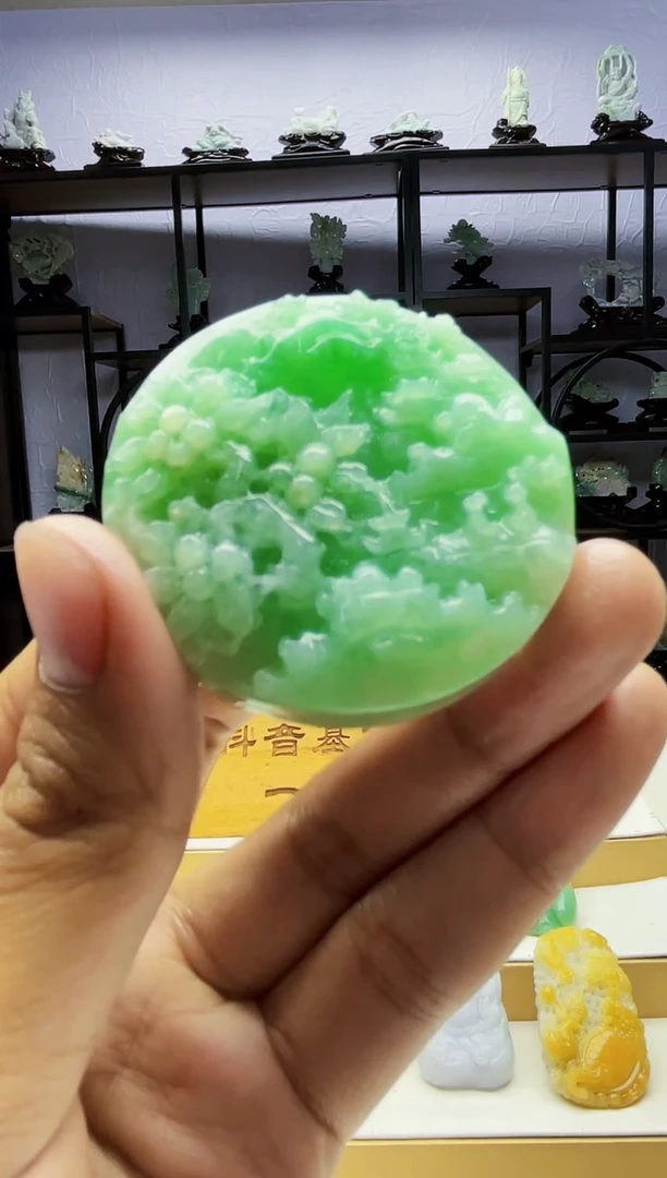 【闪购商品】定制翡翠未镶嵌毛货02170058