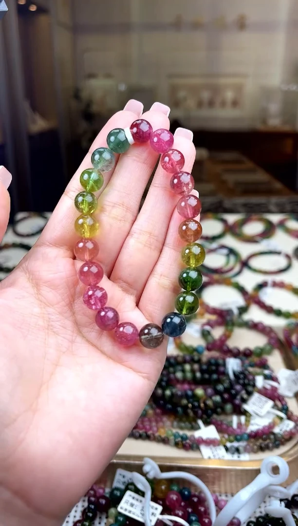 【闪购商品】碧玺/未镶嵌9mm+碧玺单圈多样性发货