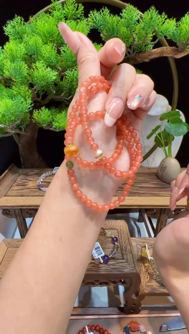 手串未镶嵌南红玛瑙@@手饰