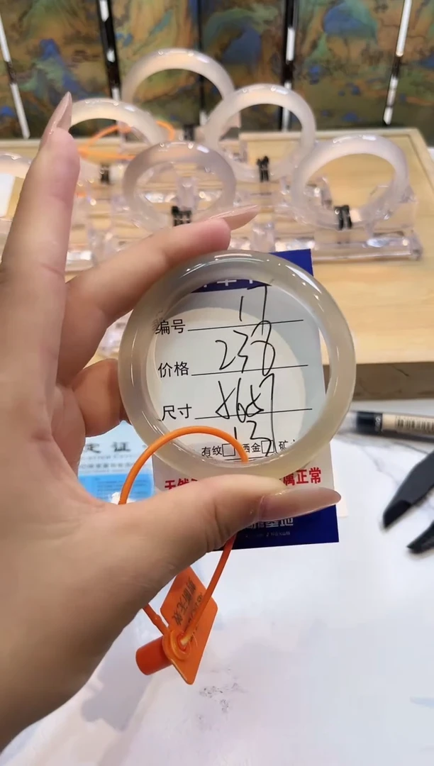 玛瑙/玉髓手镯未镶嵌17-LLL马黑1-56+