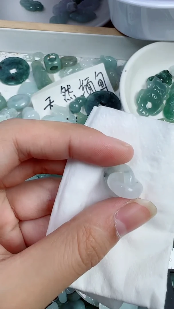 散珠翡翠483号链接，A货翡翠