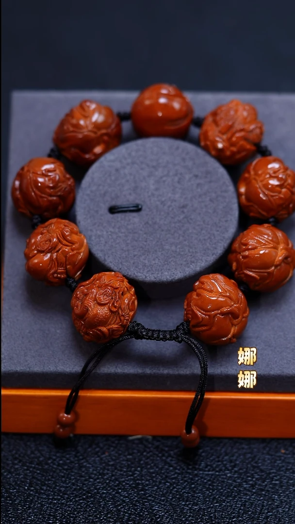 吊坠橄榄核紫**来橄榄核