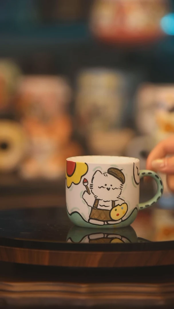 【闪购商品】摆件景德镇釉下彩绘设计师款式陶瓷