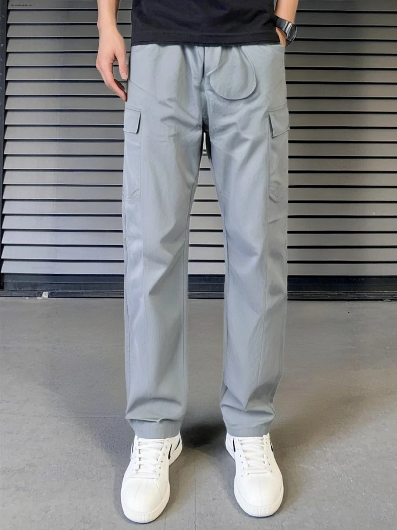 2025新款显瘦宽松男女款直筒工装裤百搭时尚纯色休闲裤裤子时尚