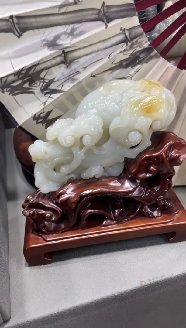 和田玉未镶嵌摆件摆件