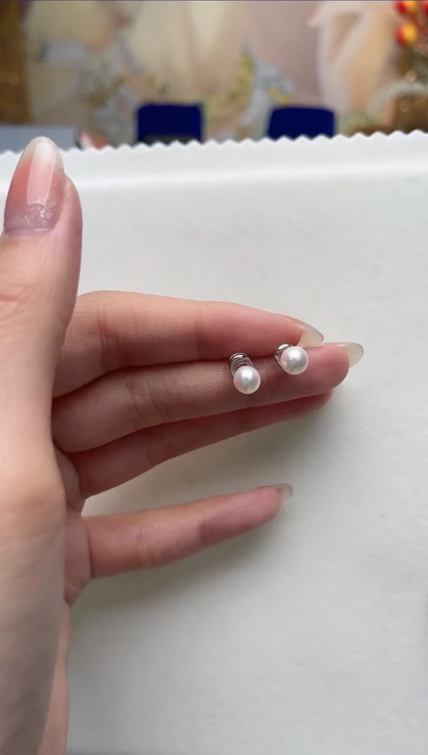 【闪购商品】海水珍珠耳饰合金ap6490