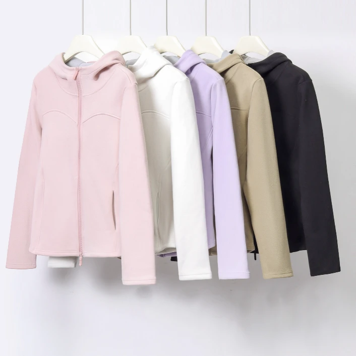 门店41&9！石墨烯发热/含羊绒蛋白~软糯空气层修身外套女C19504