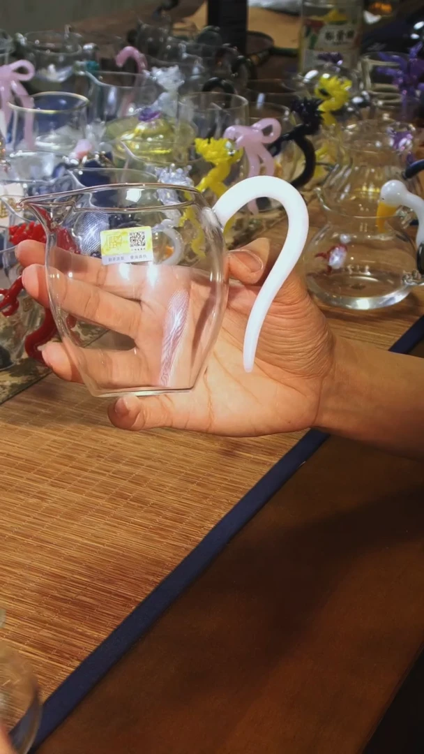【闪购商品】清颜白玉公道杯晶焱金标