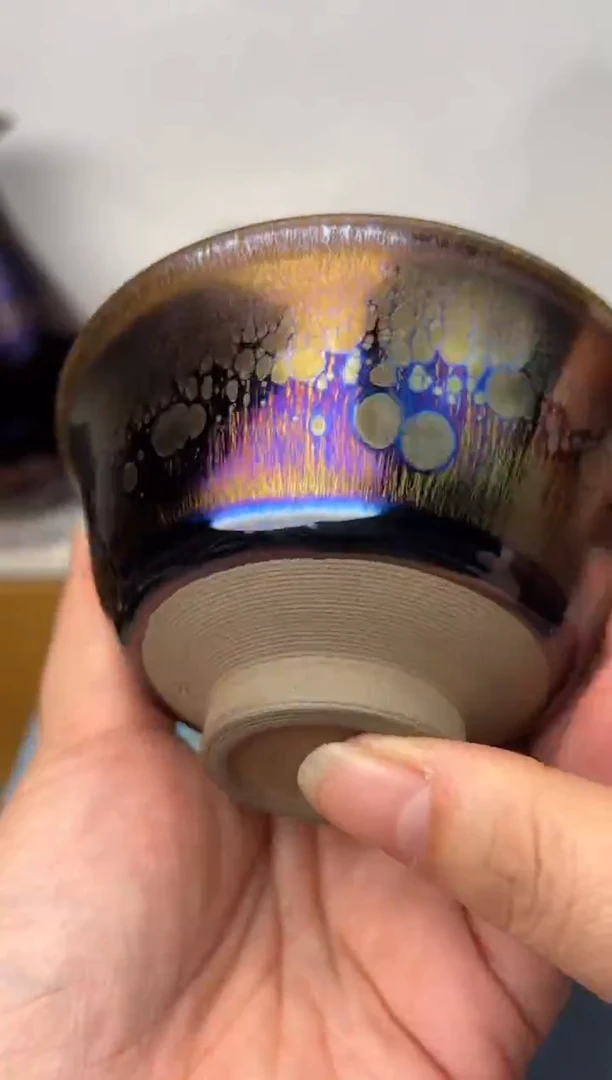 茶盏春申阁福利1只璀璨华光压手杯