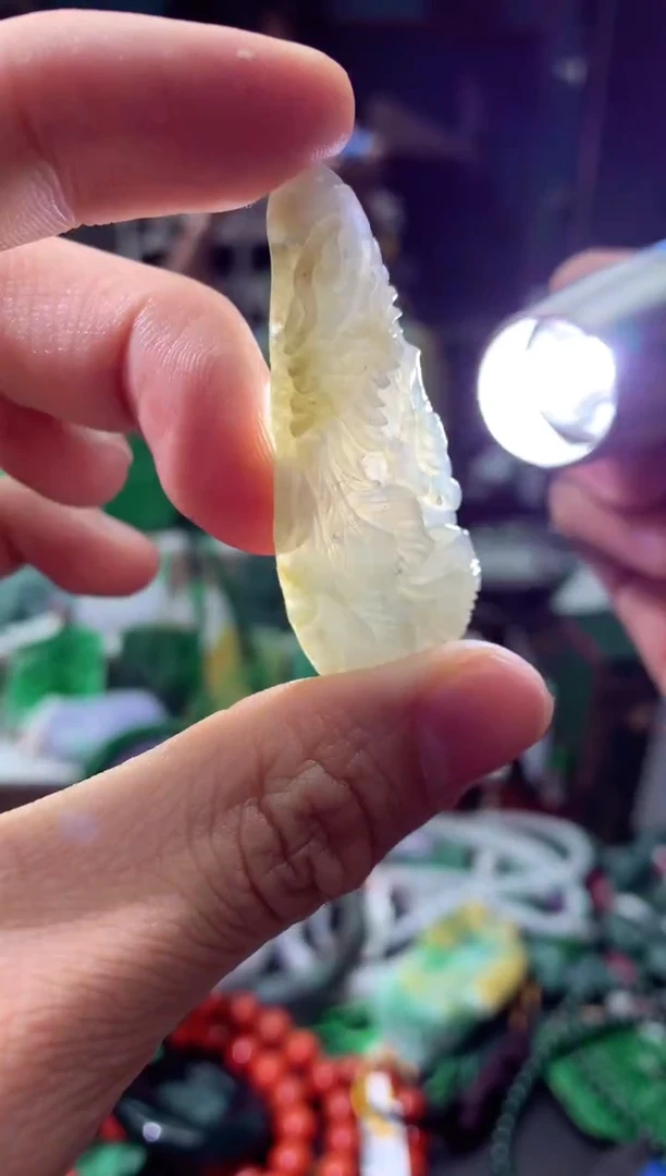 颈饰未镶嵌翡翠天然缅甸翡翠a货