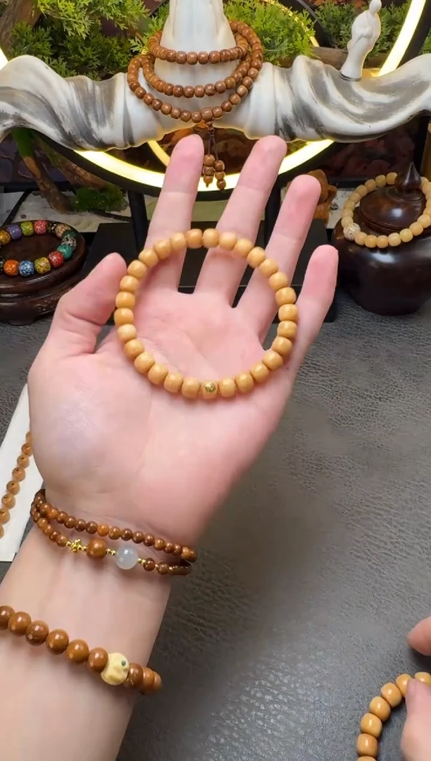 手串龙脊菩提7*8mm龙脊菩提精工桶珠