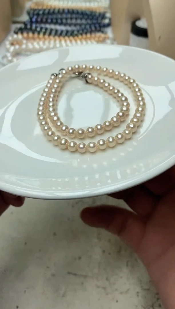 淡水珍珠未镶嵌颈饰1