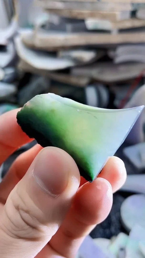 裸石翡翠天然A货翡翠板料