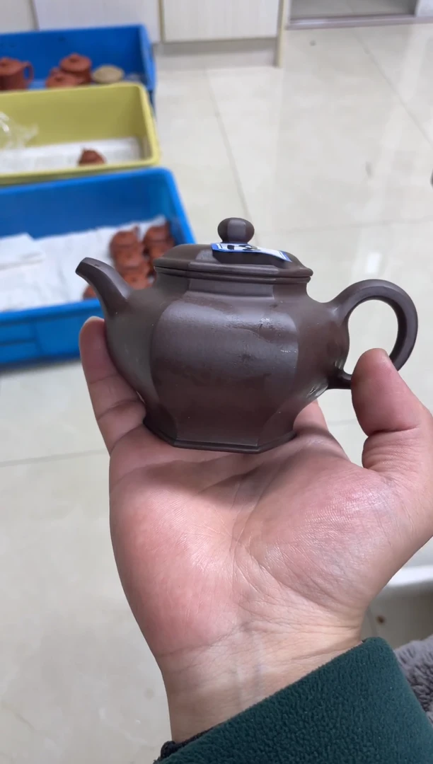茶壶紫砂紫泥掇只光素